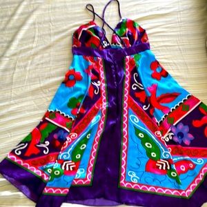 Colorful boho dress